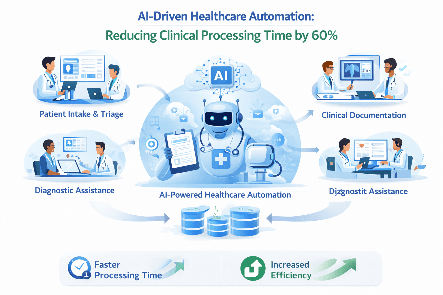 AI-Driven Healthcare Automation: Reducing Clinical Processing Time by 60%