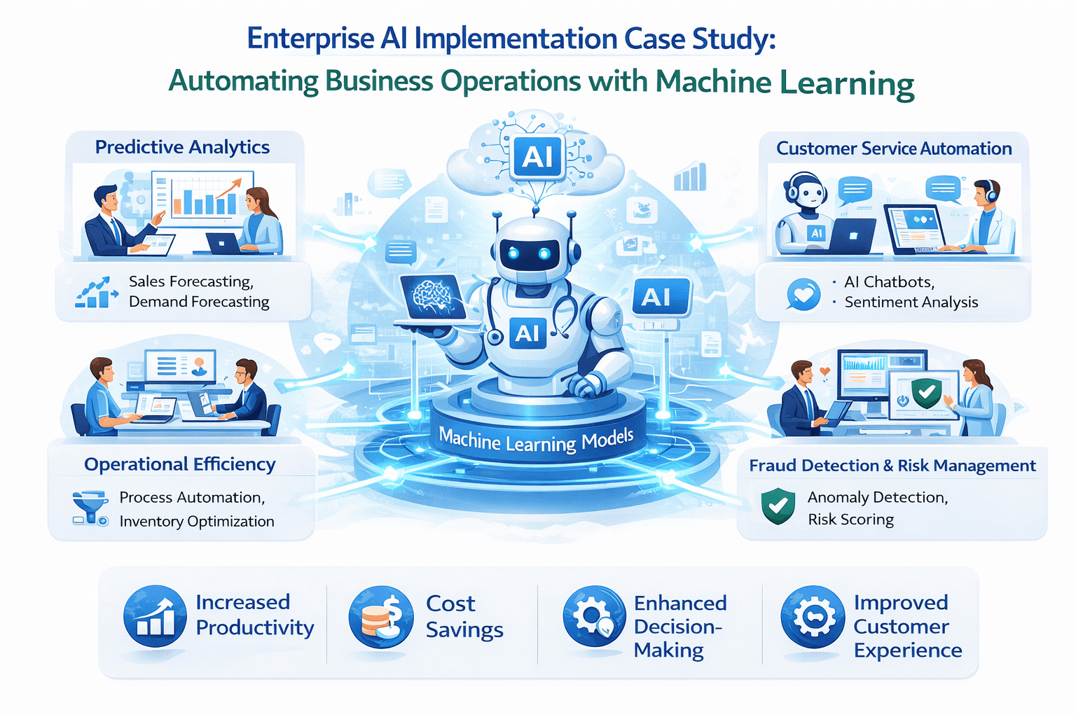 Enterprise AI Implementation Case Study: Automating Business Operations with Machine Learning