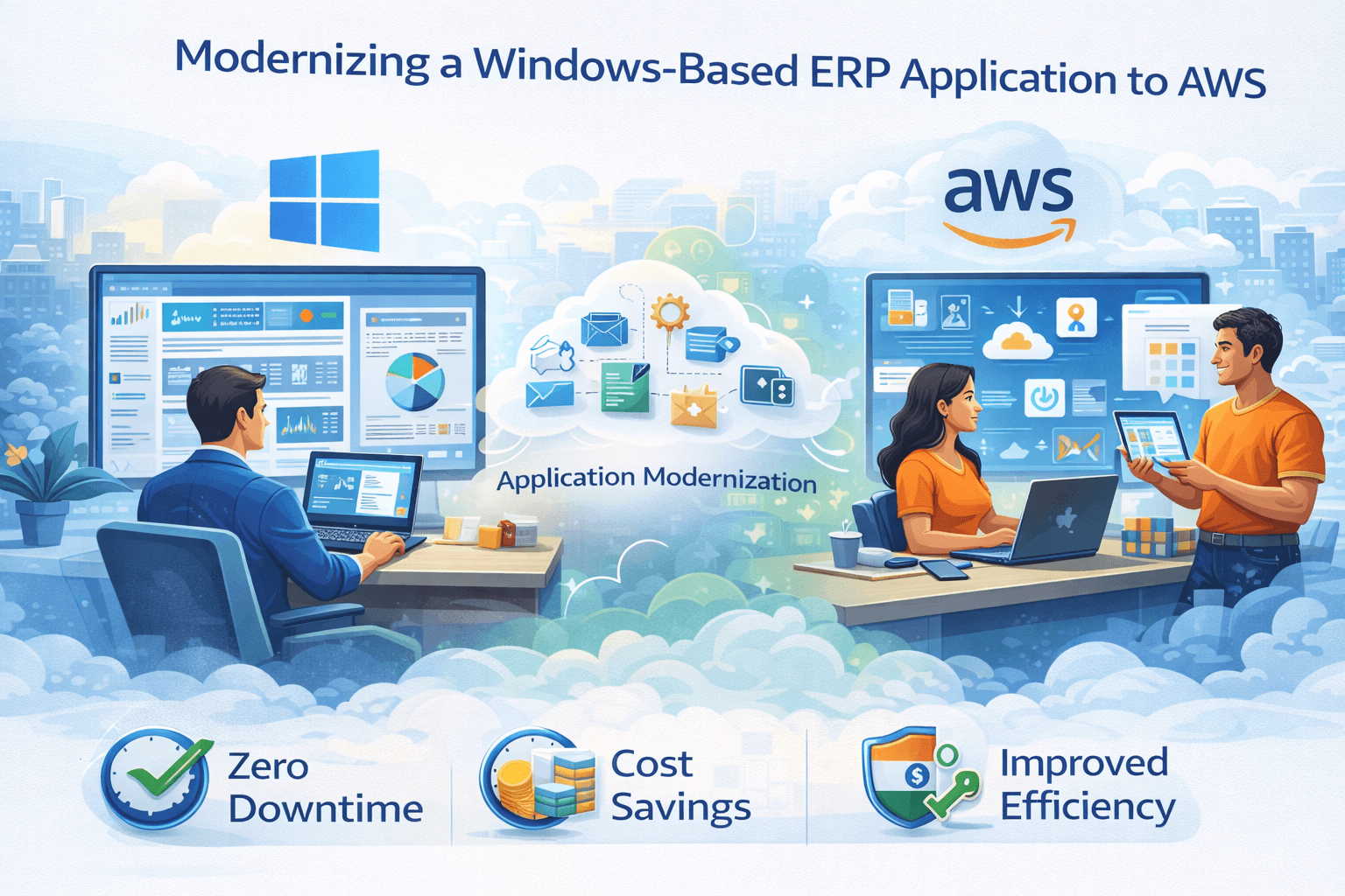 Modernizing a Windows-Based ERP Application: Migrating from Elastic Beanstalk to Amazon EKS for Scalability, Reliability, and Observability