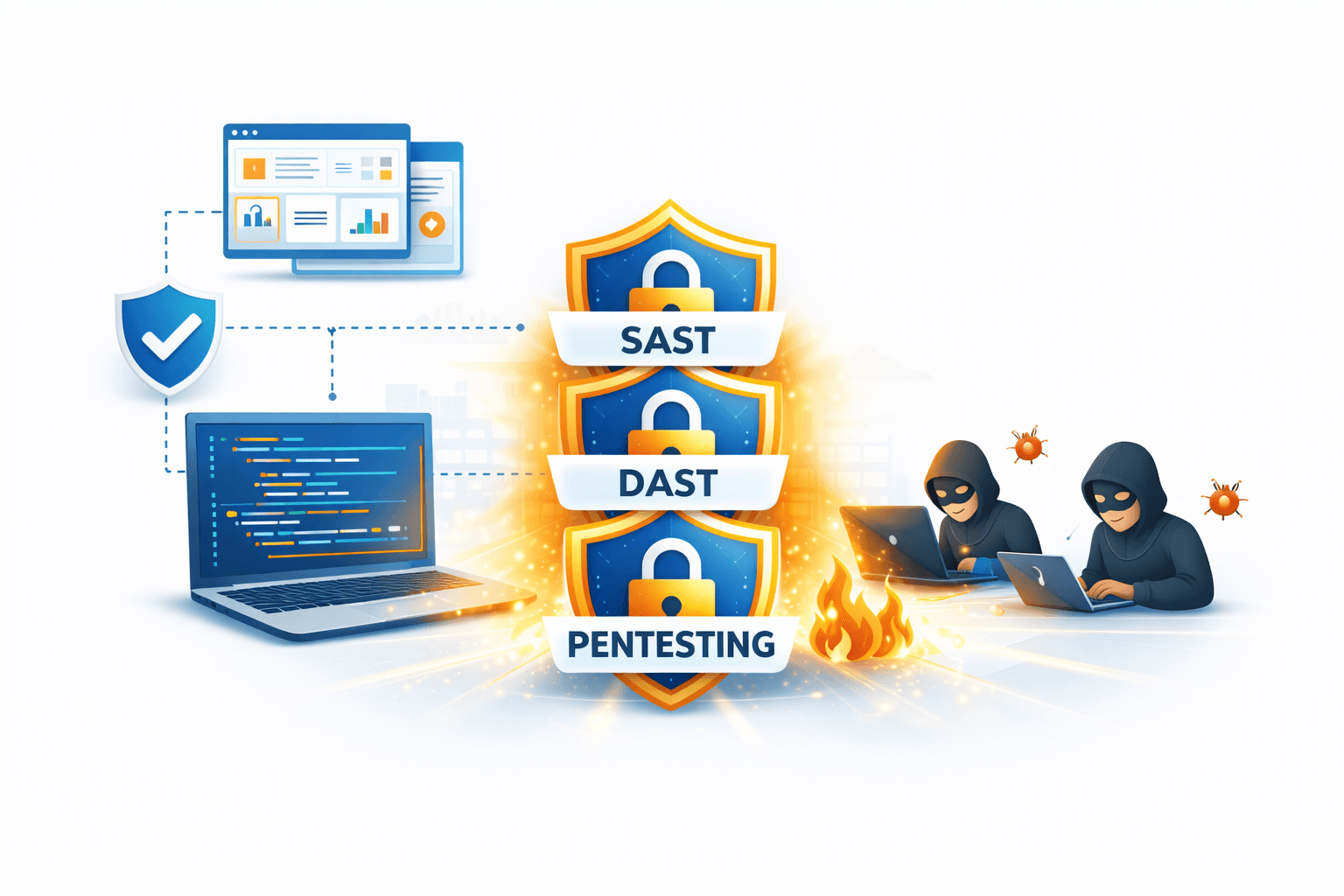 Application Security Testing Guide: SAST vs DAST vs Pentesting Explained (In Detail)