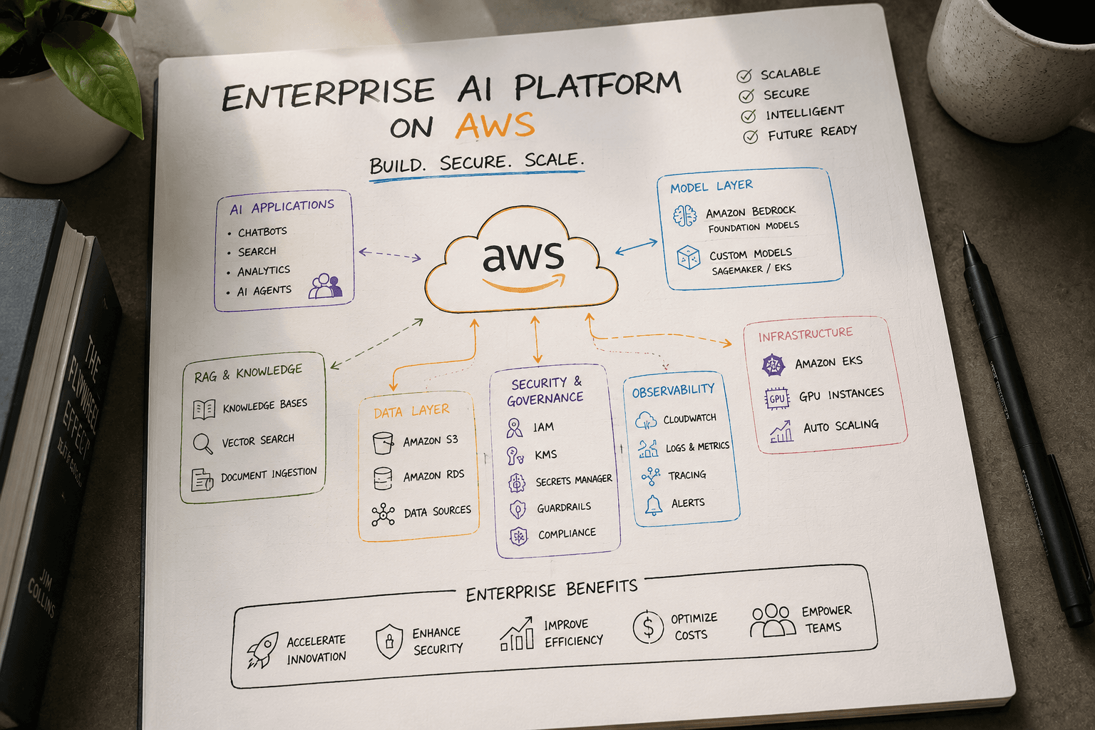 How to Build an Enterprise AI Platform on AWS: Architecture, Security, and Scalability